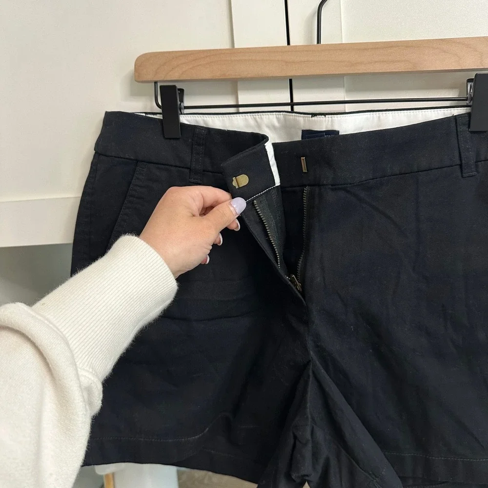 J.Crew Chino Shorts Womens 14 Black 5